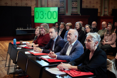 Fotos del concurso Tesis en 3 Minutos celebrado en Pamplona./