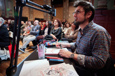 Fotos del concurso Tesis en 3 Minutos celebrado en Pamplona./