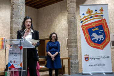 Fotos del acto de entrega de los premios Tomás Belzunegui. /