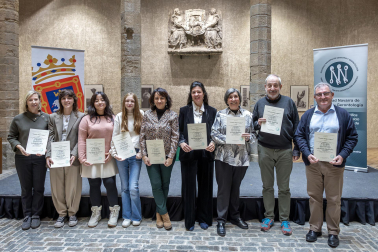 Fotos del acto de entrega de los premios Tomás Belzunegui. /