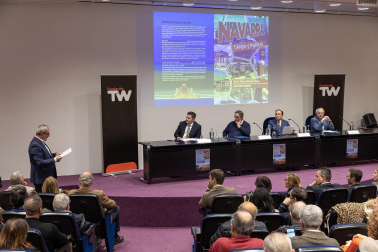 Presentación del libro 'Navarra. Tiempo y espacio'.