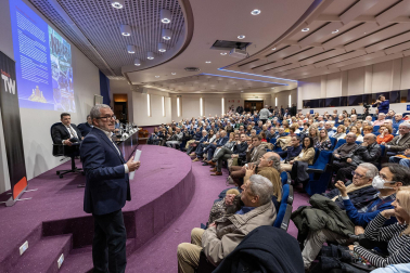 Presentación del libro 'Navarra. Tiempo y espacio'.