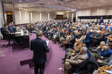 Presentación del libro 'Navarra. Tiempo y espacio'.