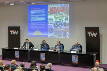 Presentación del libro 'Navarra. Tiempo y espacio'.