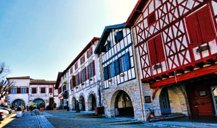 La Bastide-Clairence con su característica arquitectura
