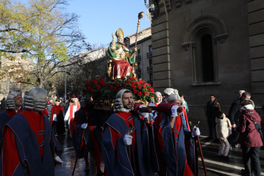 Celebración de San Saturnino en Pamplona.