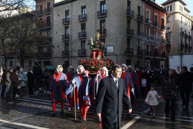 Celebración de San Saturnino en Pamplona.
