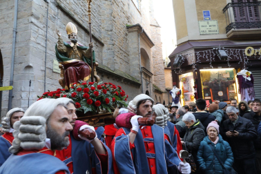 Celebración de San Saturnino en Pamplona.