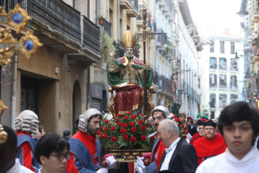 Celebración de San Saturnino en Pamplona.