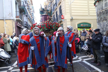 Celebración de San Saturnino en Pamplona.