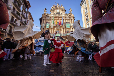 Celebración de San Saturnino en Pamplona.