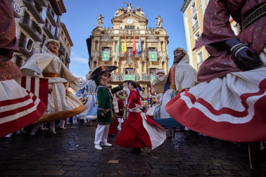Celebración de San Saturnino en Pamplona.
