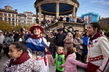 Celebración de San Saturnino en Pamplona.