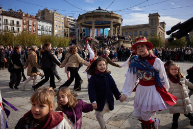 Celebración de San Saturnino en Pamplona.