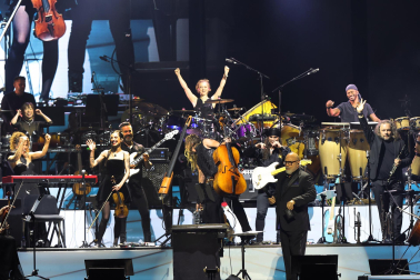 Fotos del espectáculo 'The World of Hans Zimmer A New Dimension' en el Navarra Arena. /