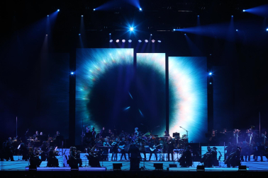 Fotos del espectáculo 'The World of Hans Zimmer A New Dimension' en el Navarra Arena. /