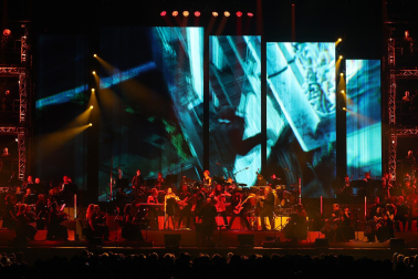 Fotos del espectáculo 'The World of Hans Zimmer A New Dimension' en el Navarra Arena. /