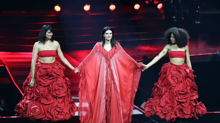 Foto del concierto de Laura Pausini en Málaga./