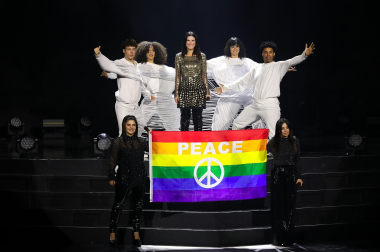 Foto del concierto de Laura Pausini en Málaga./