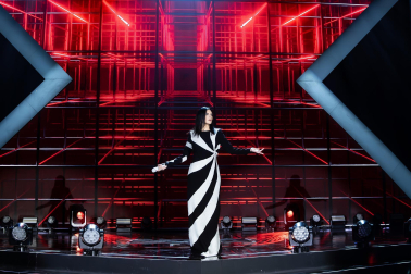Foto del concierto de Laura Pausini en Málaga./
