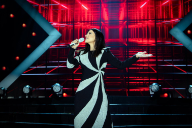 Foto del concierto de Laura Pausini en Málaga./