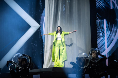 Foto del concierto de Laura Pausini en Málaga./