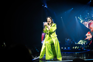 Foto del concierto de Laura Pausini en Málaga./