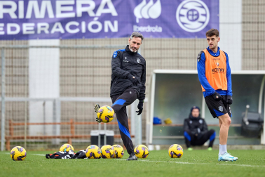 Entrenamiento de Osasuna, este viernes en Tajonar.
