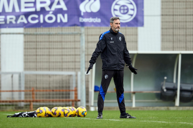 Entrenamiento de Osasuna, este viernes en Tajonar.