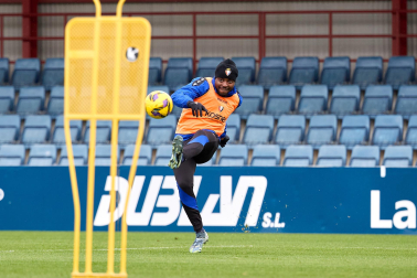 Entrenamiento de Osasuna, este viernes en Tajonar.
