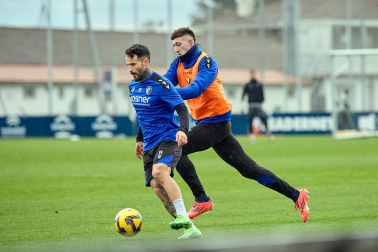 Entrenamiento de Osasuna, este viernes en Tajonar.