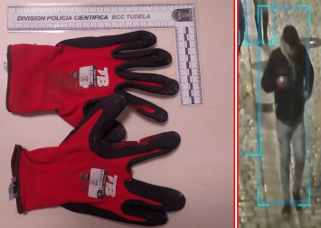 Foto de la agresión de dos jóvenes a un hombre en Tudela para robarle