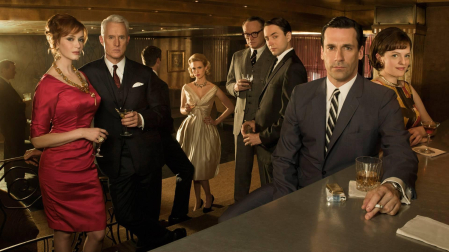Los protagonistas de 'Mad Men'