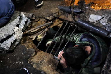 En este lugar aislaban a los prisioneros.