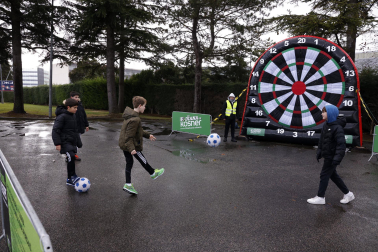 Fotos de la primera jornada del Torneo Interescolar de Osasuna 2024-25./