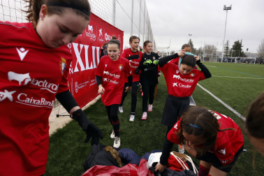 Fotos de la primera jornada del Torneo Interescolar de Osasuna 2024-25./