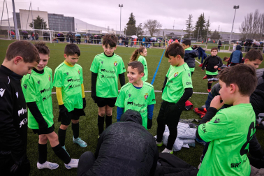 Fotos de la primera jornada del Torneo Interescolar de Osasuna 2024-25./