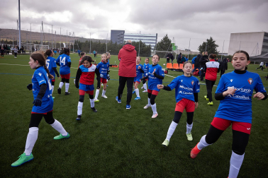 Fotos de la primera jornada del Torneo Interescolar de Osasuna 2024-25./