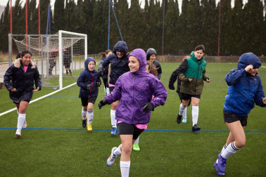Fotos de la primera jornada del Torneo Interescolar de Osasuna 2024-25./