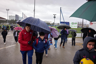 Fotos de la primera jornada del Torneo Interescolar de Osasuna 2024-25./