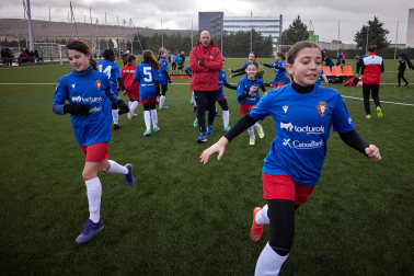 Fotos de la primera jornada del Torneo Interescolar de Osasuna 2024-25./
