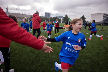 Fotos de la primera jornada del Torneo Interescolar de Osasuna 2024-25./