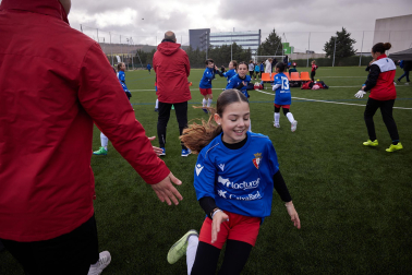 Fotos de la primera jornada del Torneo Interescolar de Osasuna 2024-25./