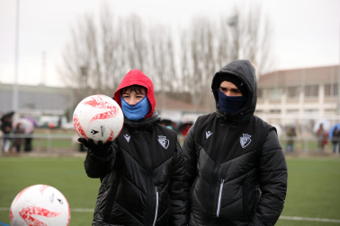 Fotos de la primera jornada del Torneo Interescolar de Osasuna 2024-25./