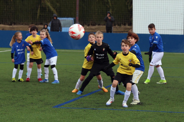 Fotos de la primera jornada del Torneo Interescolar de Osasuna 2024-25./