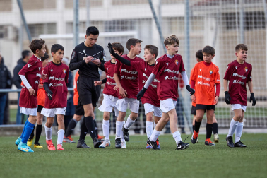 Fotos de la primera jornada del Torneo Interescolar de Osasuna 2024-25./