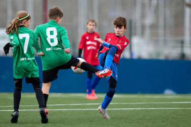 Fotos de la primera jornada del Torneo Interescolar de Osasuna 2024-25./