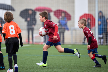 Fotos de la primera jornada del Torneo Interescolar de Osasuna 2024-25./
