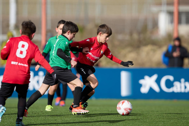 Fotos de la primera jornada del Torneo Interescolar de Osasuna 2024-25./