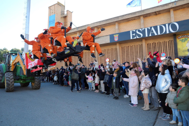 Llegada de Papá a Noel a Tudela.